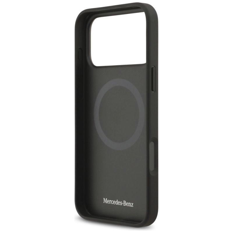 Etui Mercedes Leather The Move MagSafe na iPhone 17 Pro Max - beżowe - obrazek 7
