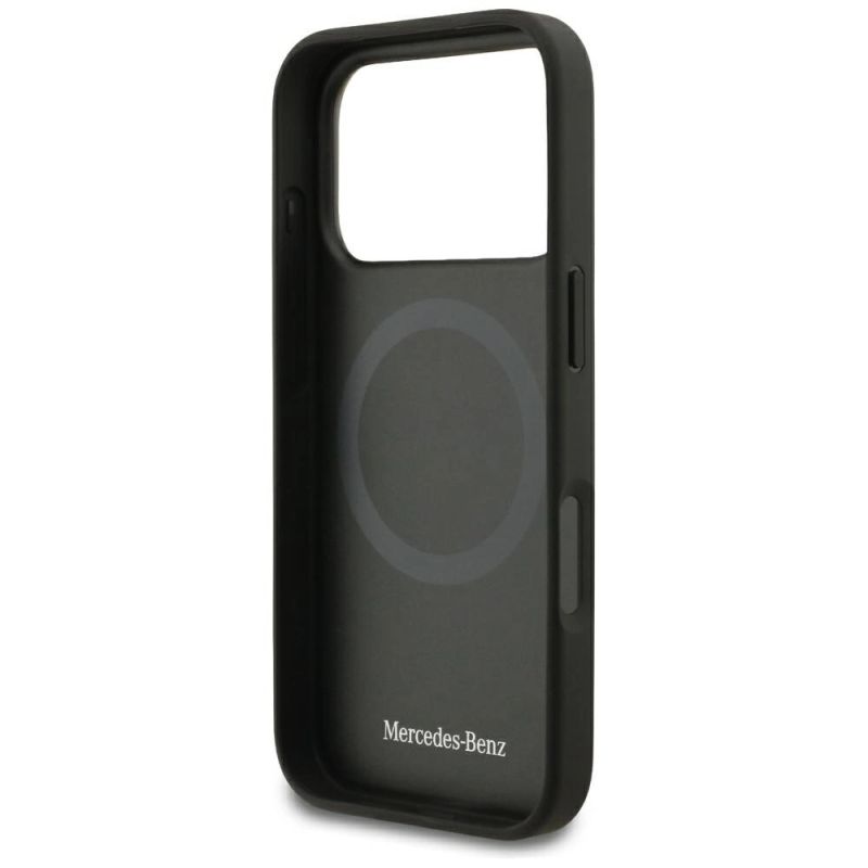 Etui Mercedes Leather The Move MagSafe na iPhone 17 Pro - beżowe - obrazek 7