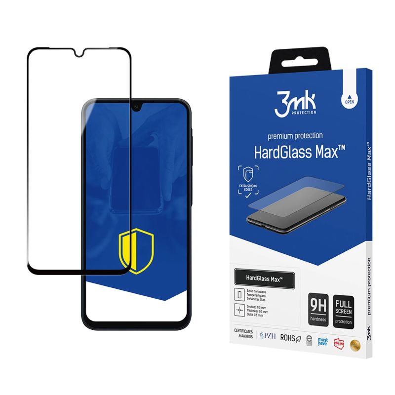 Szkło hartowane 3mk Hardglass Max na Samsung Galaxy A16 4G / 5G / A17 4G / 5G