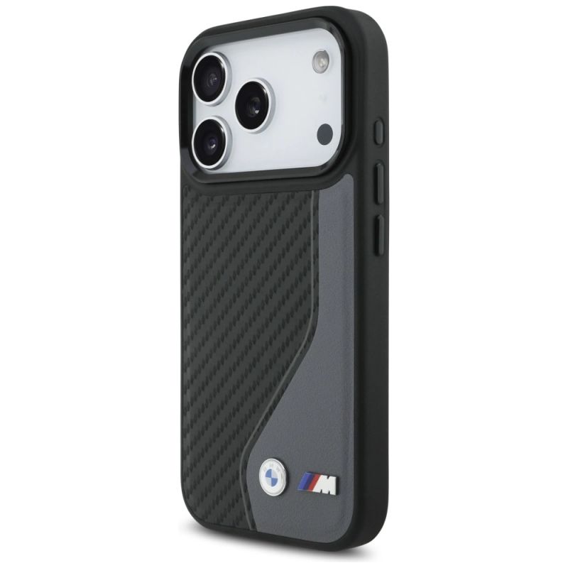 Etui BMW M Carbon Logo MagSafe na iPhone 17 Pro - grafitowe - obrazek 2