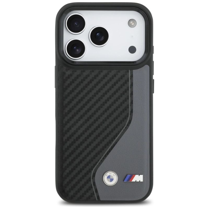 Etui BMW M Carbon Logo MagSafe na iPhone 17 Pro - grafitowe - obrazek 3