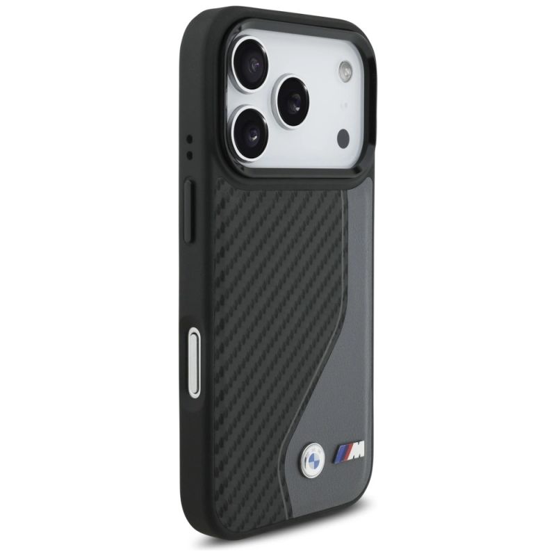 Etui BMW M Carbon Logo MagSafe na iPhone 17 Pro - grafitowe - obrazek 4