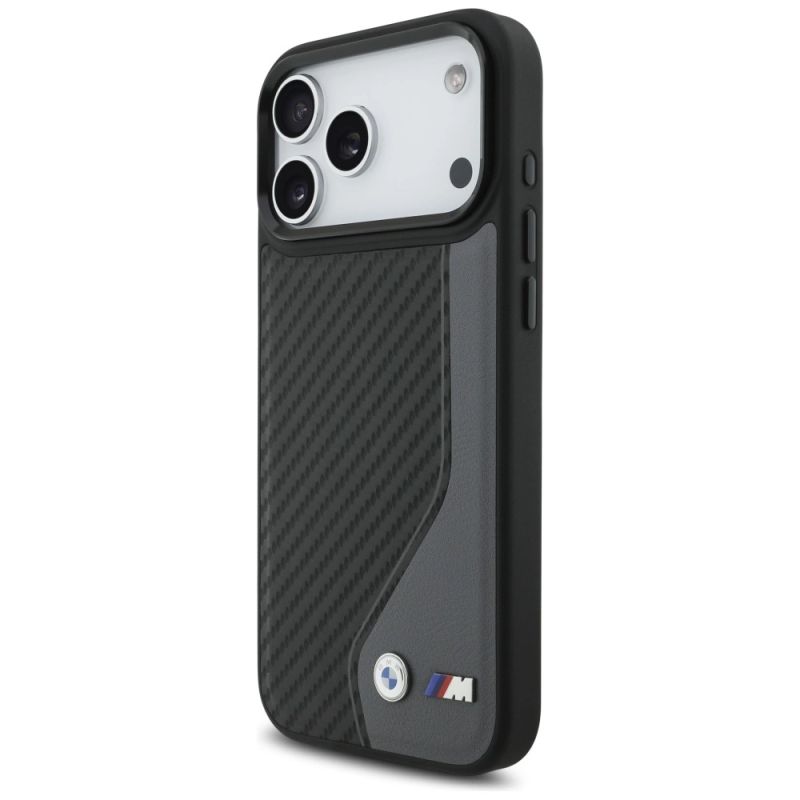 Etui BMW M Carbon Logo MagSafe na iPhone 17 Pro Max - grafitowe - obrazek 2