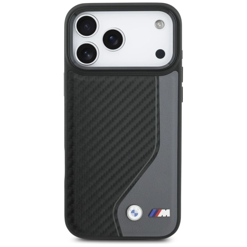 Etui BMW M Carbon Logo MagSafe na iPhone 17 Pro Max - grafitowe - obrazek 3