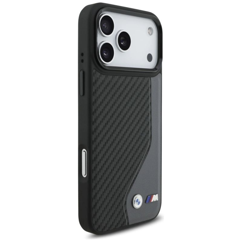 Etui BMW M Carbon Logo MagSafe na iPhone 17 Pro Max - grafitowe - obrazek 4
