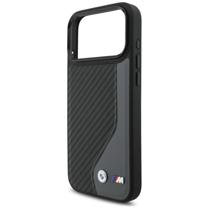 Etui BMW M Carbon Logo MagSafe na iPhone 17 Pro Max - grafitowe - obrazek 6