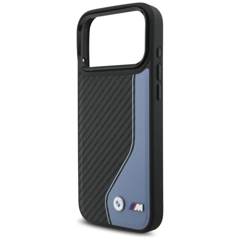 Etui BMW M Carbon Logo MagSafe na iPhone 17 Pro Max - niebieskie - obrazek 6