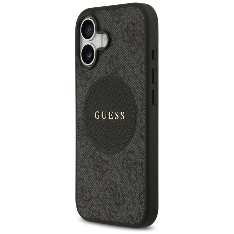 Etui Guess 4G Circle Classic Logo MagSafe na iPhone 17 - czarne - obrazek 2