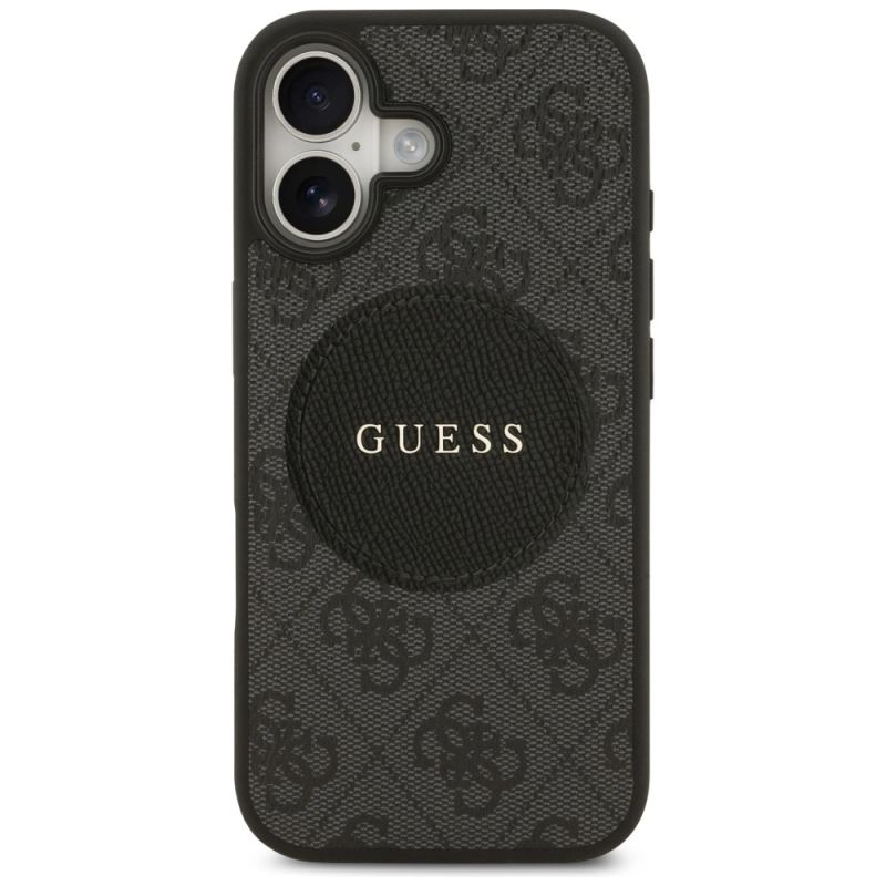 Etui Guess 4G Circle Classic Logo MagSafe na iPhone 17 - czarne - obrazek 3