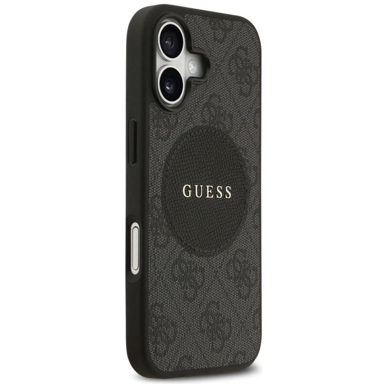 Etui Guess 4G Circle Classic Logo MagSafe na iPhone 17 - czarne - obrazek 4