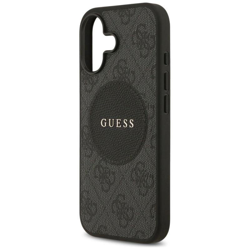 Etui Guess 4G Circle Classic Logo MagSafe na iPhone 17 - czarne - obrazek 6