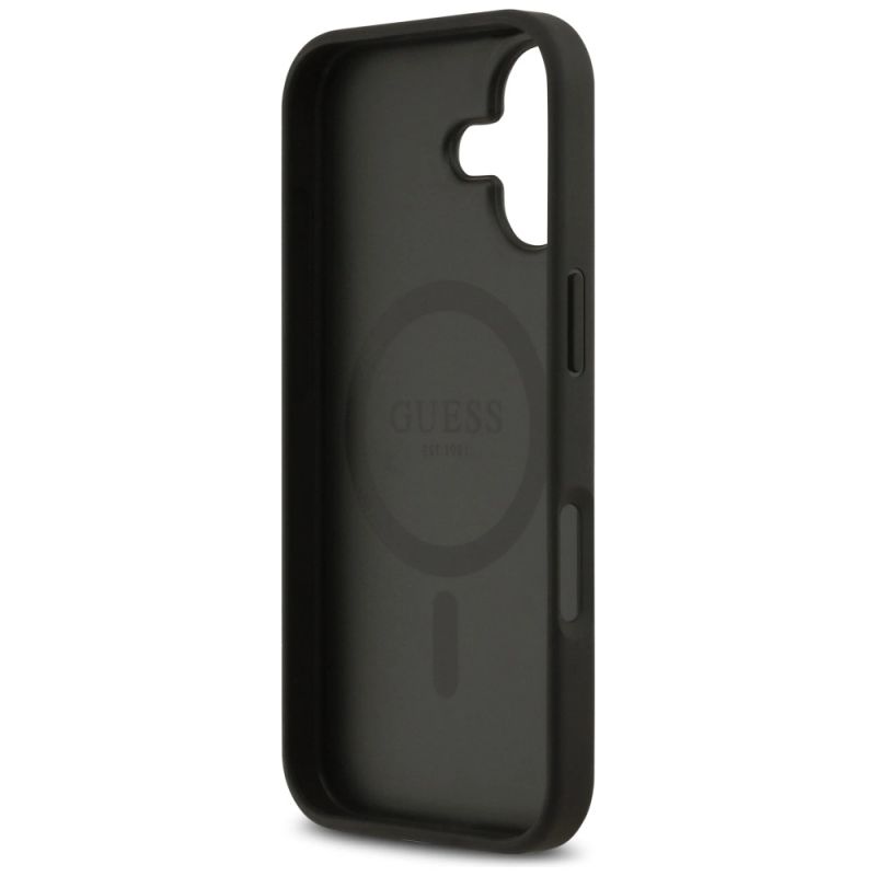 Etui Guess 4G Circle Classic Logo MagSafe na iPhone 17 - czarne - obrazek 7