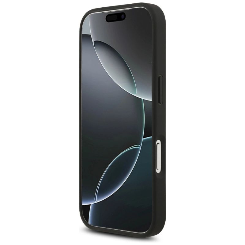 Etui Guess 4G Circle Classic Logo MagSafe na iPhone 17 Pro - czarne - obrazek 5