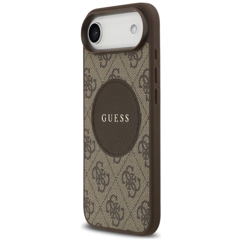 Etui Guess 4G Circle Classic Logo MagSafe na iPhone Air - brązowe - obrazek 2