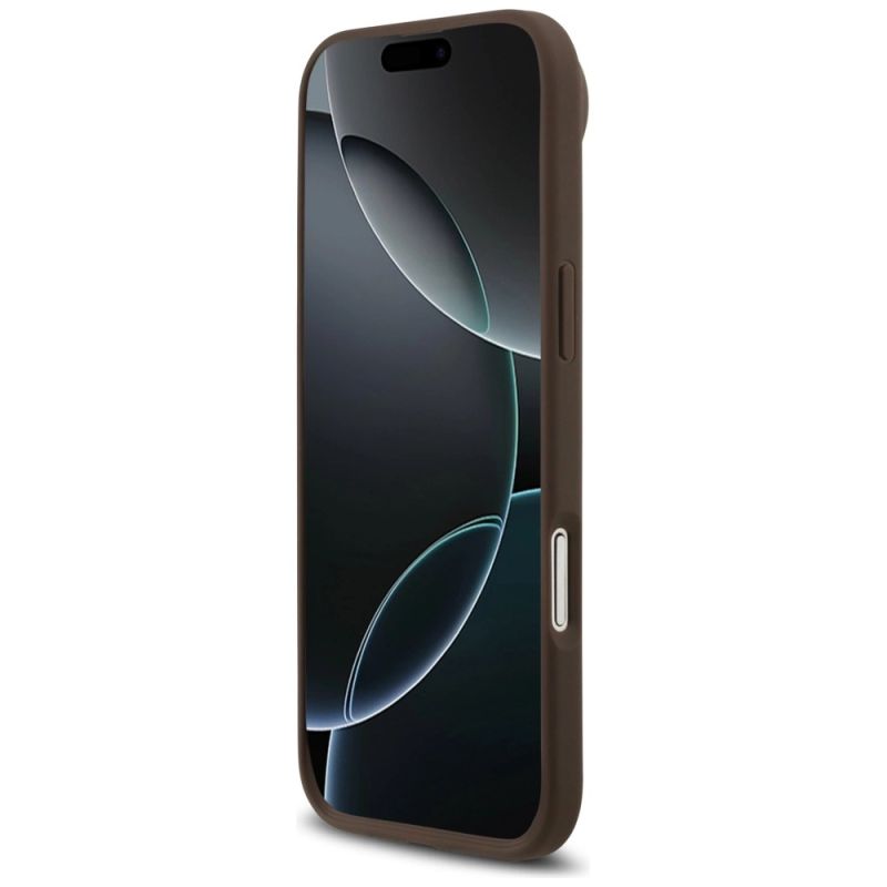 Etui Guess 4G Circle Classic Logo MagSafe na iPhone Air - brązowe - obrazek 5