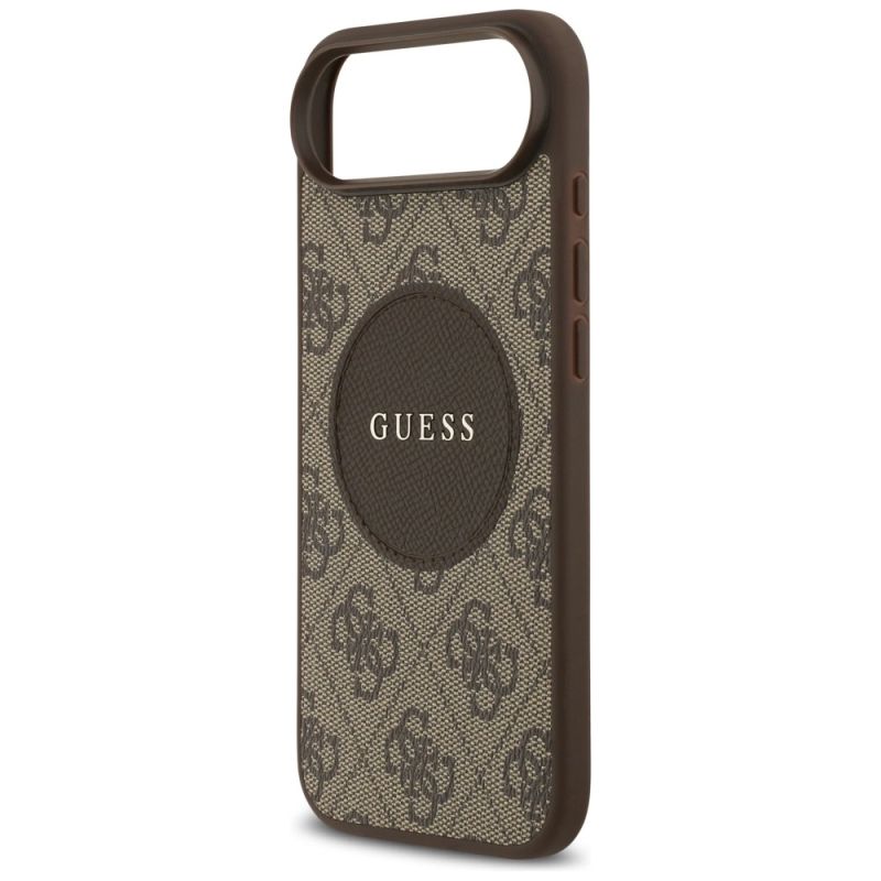 Etui Guess 4G Circle Classic Logo MagSafe na iPhone Air - brązowe - obrazek 6