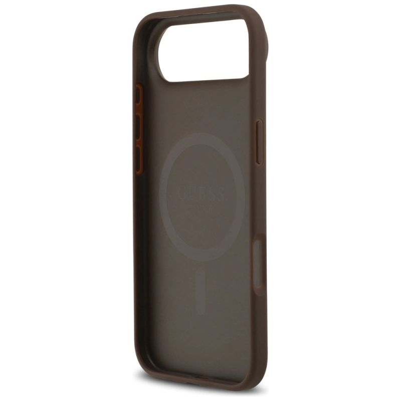 Etui Guess 4G Circle Classic Logo MagSafe na iPhone Air - brązowe - obrazek 7
