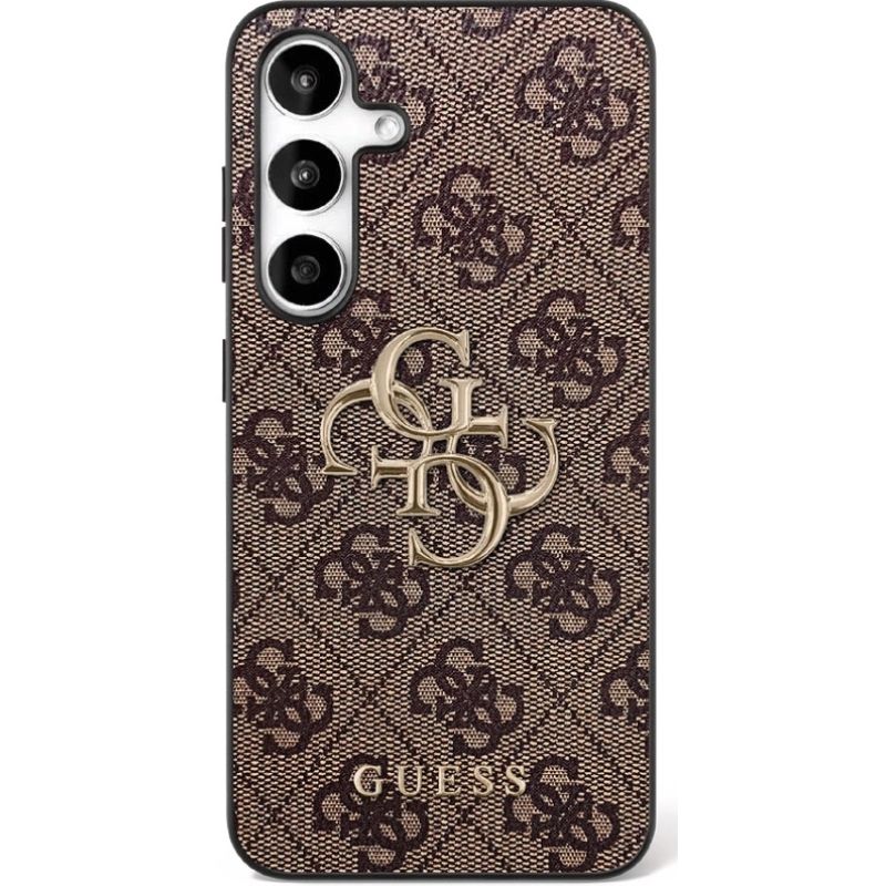 Etui Guess Big 4G Classic Logo na Samsung Galaxy S25 FE - brązowe