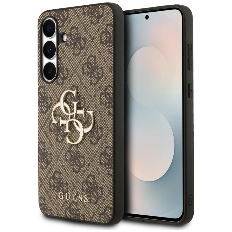 Etui Guess Big 4G Classic Logo na Samsung Galaxy S25 FE - brązowe - obrazek 2