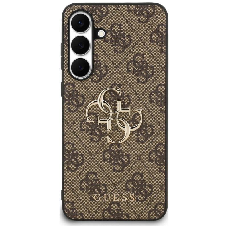 Etui Guess Big 4G Classic Logo na Samsung Galaxy S25 FE - brązowe - obrazek 4