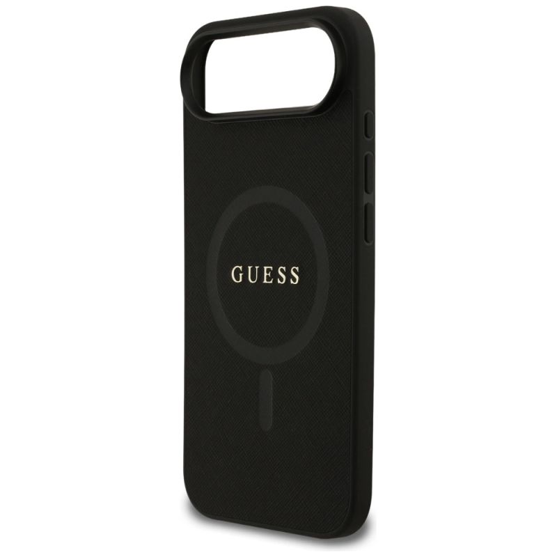 Etui Guess Saffiano Classic Logo MagSafe na iPhone Air - czarne - obrazek 6