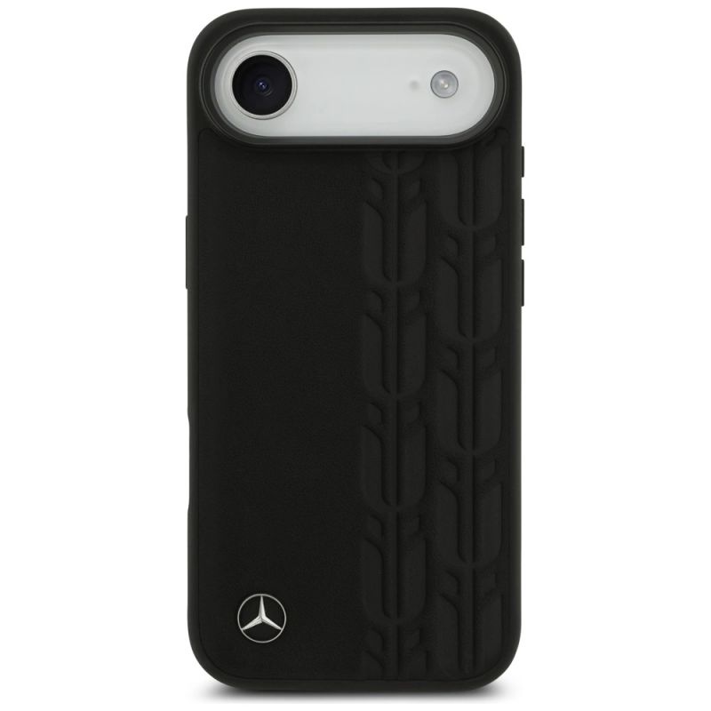 Etui Mercedes Leather Laurel Leaves MagSafe na iPhone Air - czarne - obrazek 3