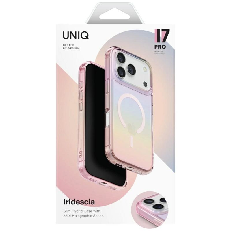 Etui UNIQ Iridescia na iPhone 17 Pro Magclick Charging - wielokolorowe - obrazek 6