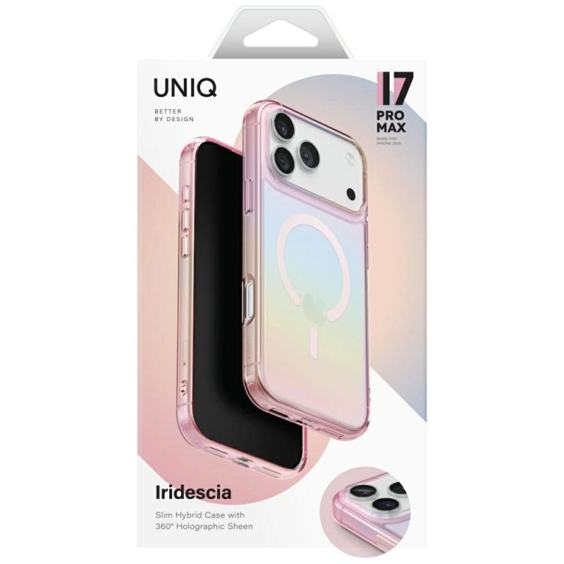 Etui UNIQ Iridescia na iPhone 17 Pro Max Magclick Charging - wielokolorowe - obrazek 6