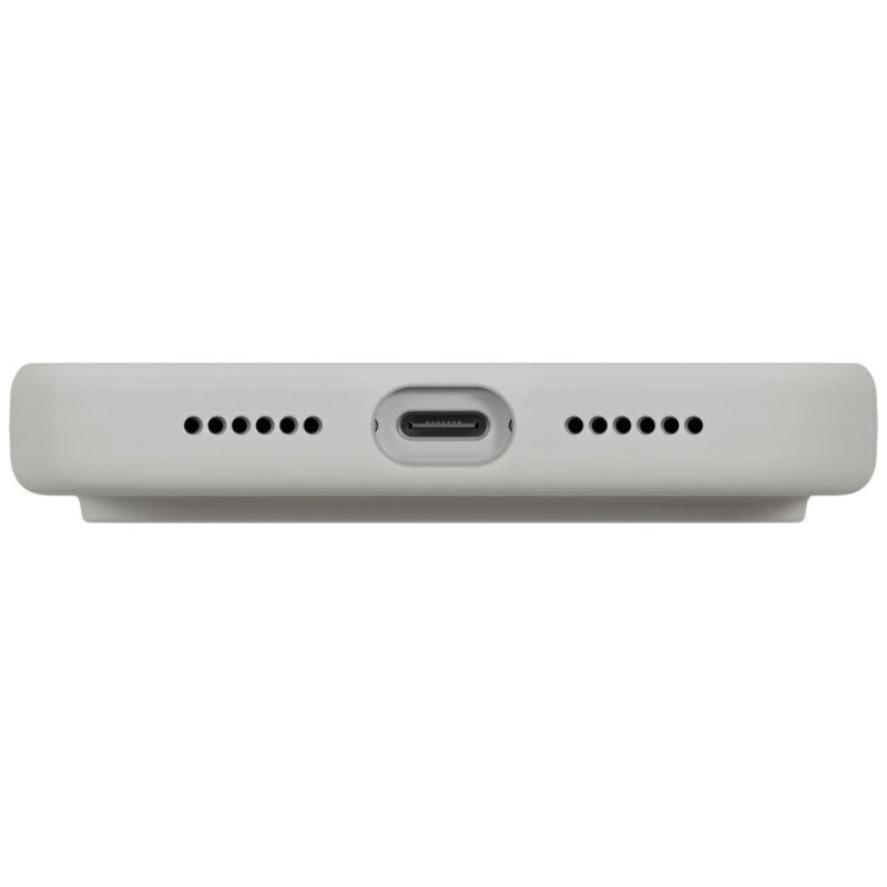 Etui UNIQ Lino na iPhone 17 Pro Max Magclick Charging - szare - obrazek 5