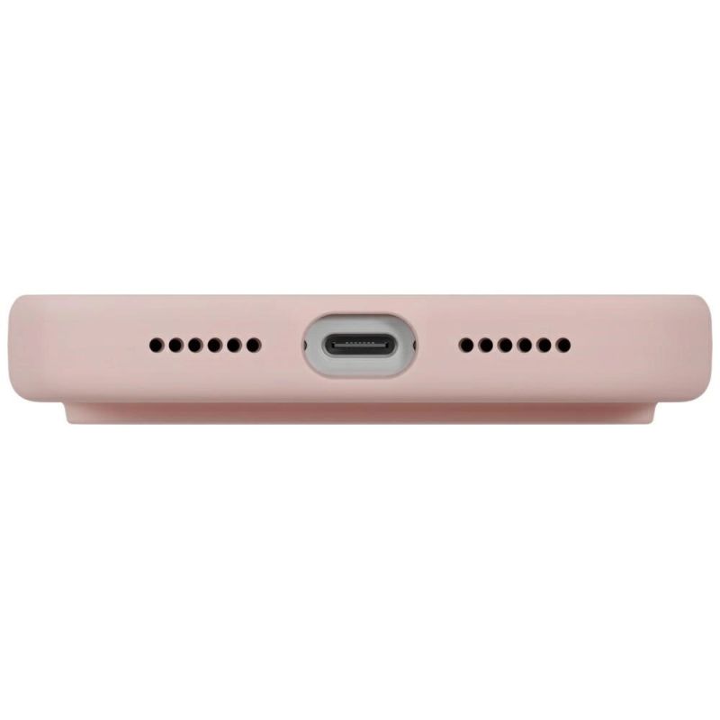 Etui UNIQ Lino na iPhone 17 Pro Max Magclick Charging - różowe - obrazek 5