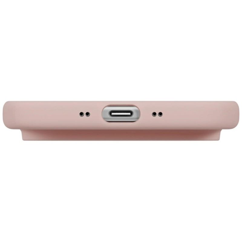 Etui UNIQ Lino na iPhone Air Magclick Charging - różowe - obrazek 5