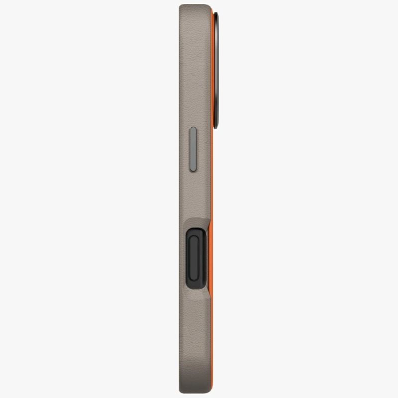 Etui UNIQ Lyden DS na iPhone 17 Pro Magclick Charging - pomarańczowo-szary - obrazek 4
