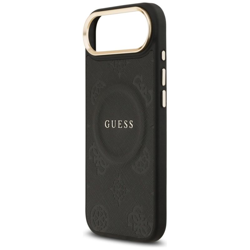 Etui Guess Peony Hot Stamp MagSafe na iPhone Air - czarne - obrazek 6