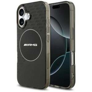 Etui AMG nauble Layer Transparent Smocked MagSafe na iPhone 17 - czarne