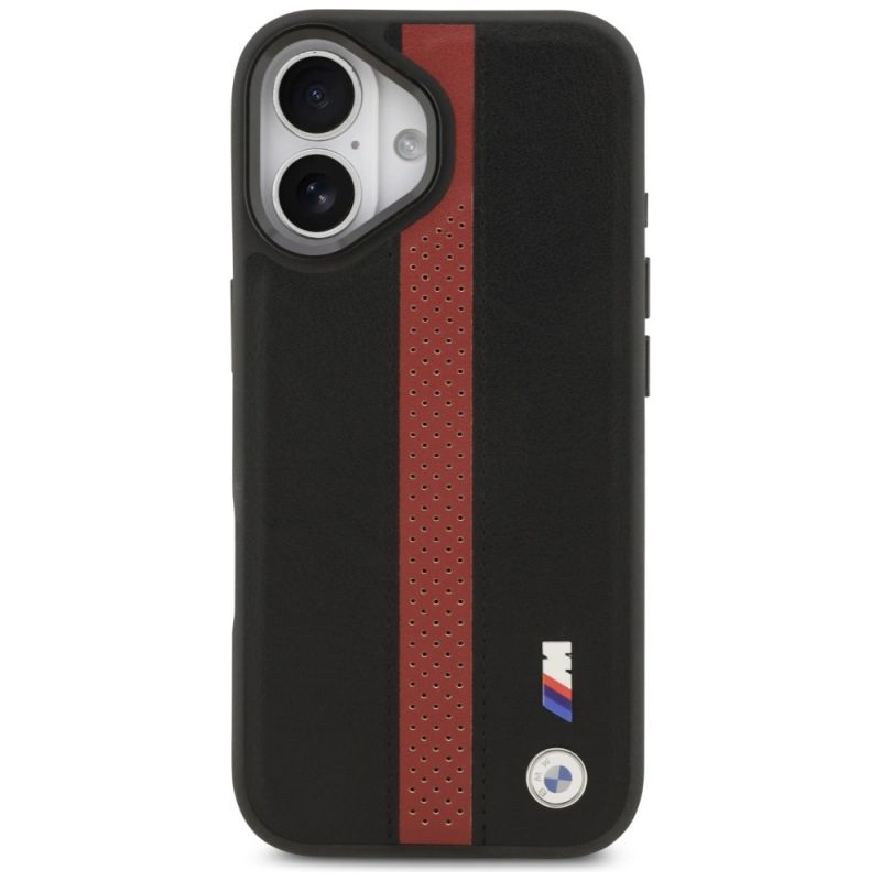 Etui BMW M Perforated Stripe Logo MagSafe na iPhone 17 - czerwone - obrazek 3