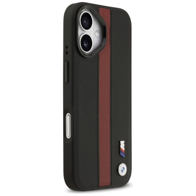Etui BMW M Perforated Stripe Logo MagSafe na iPhone 17 - czerwone - obrazek 4