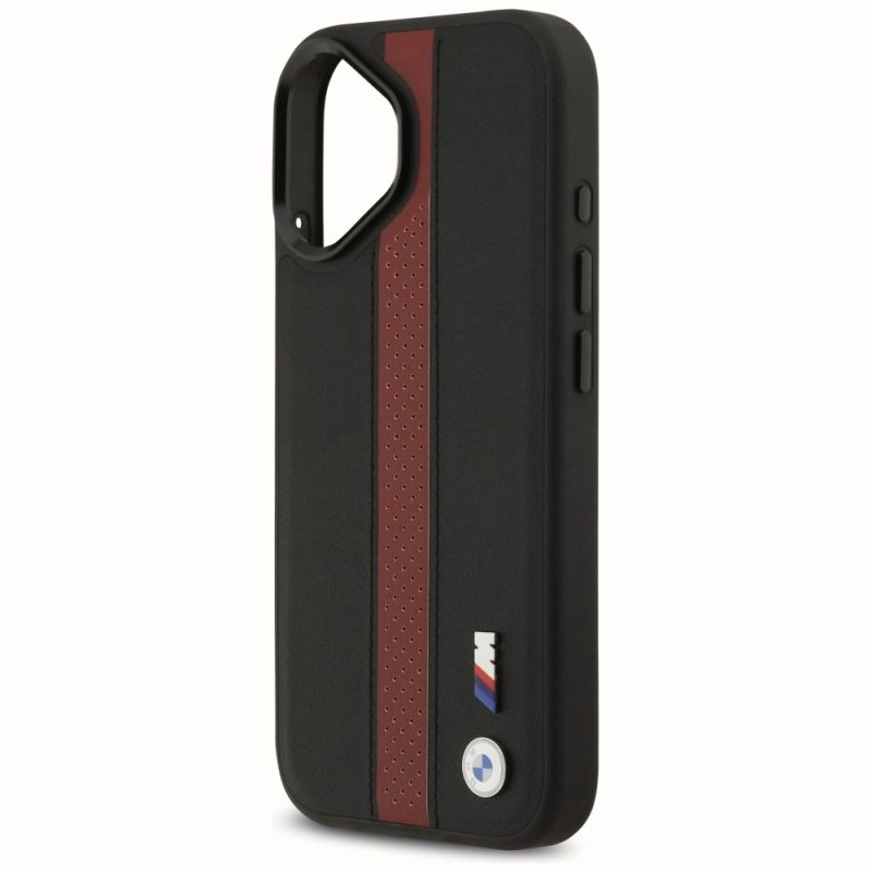 Etui BMW M Perforated Stripe Logo MagSafe na iPhone 17 - czerwone - obrazek 6