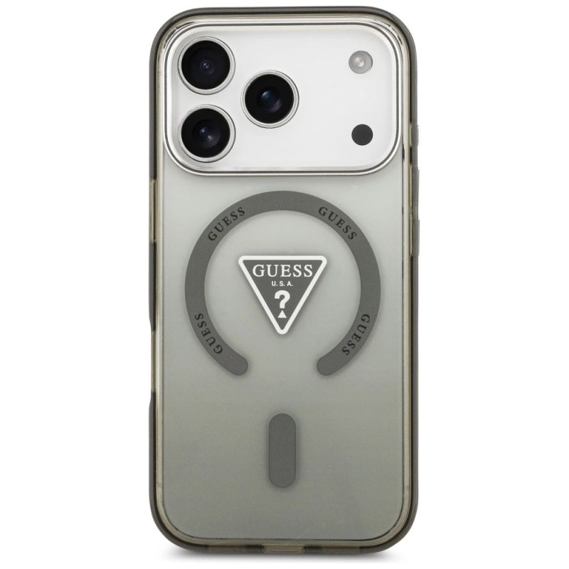 Etui Guess IML Gradient Triangle Logo MagSafe na iPhone 17 Pro Max - zielone - obrazek 3