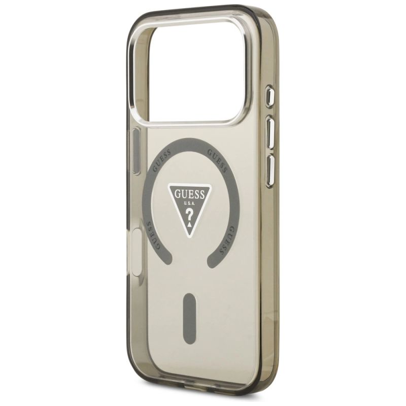 Etui Guess IML Gradient Triangle Logo MagSafe na iPhone 17 Pro Max - zielone - obrazek 6