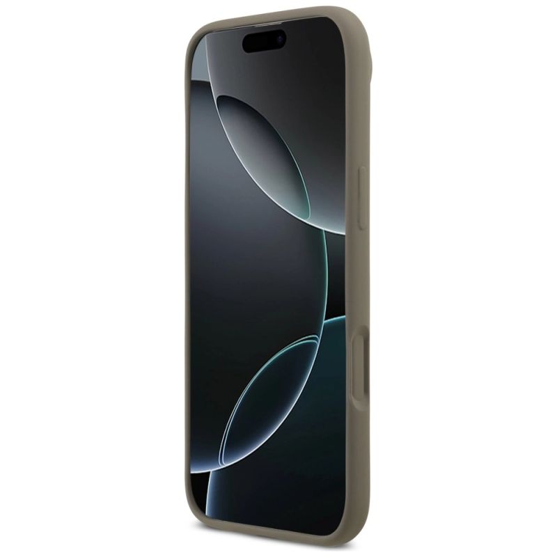 Etui Guess Silicone Big 4G Script na iPhone Air - brązowe - obrazek 5