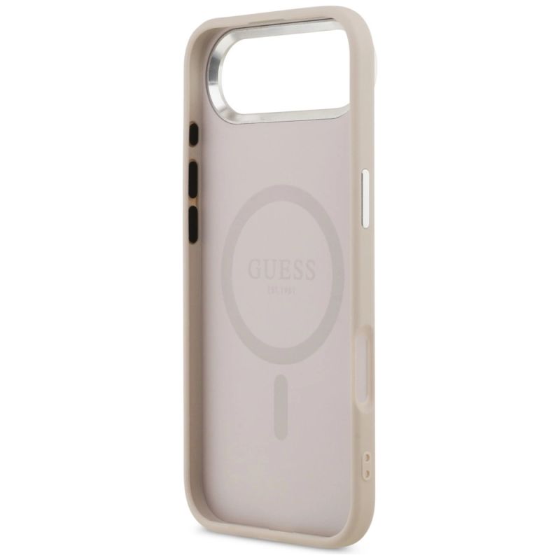 Etui Guess Triangle Logo MagSafe na iPhone Air - różowe - obrazek 7