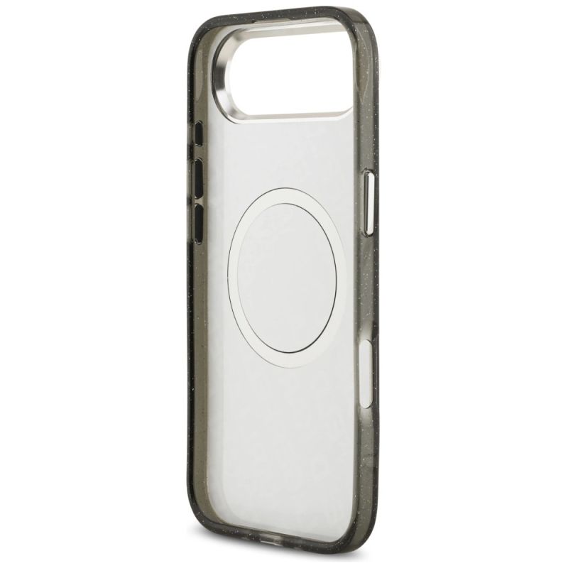 Etui Karl Lagerfeld IML Glitter Karl & Choupette Heads Logo MagSafe na iPhone Air - czarne - obrazek 7