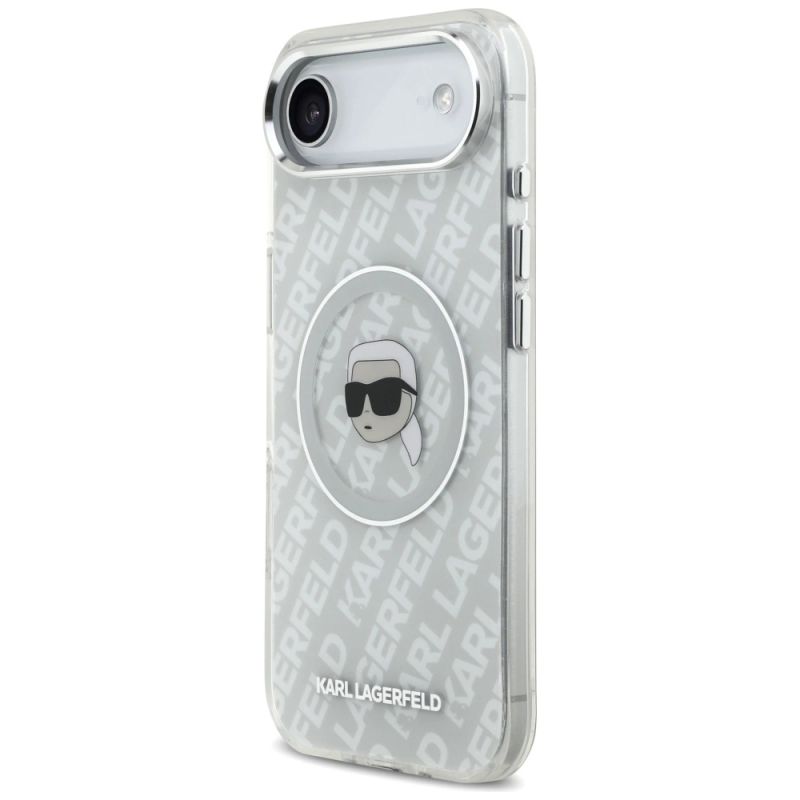 Etui Karl Lagerfeld IML Karl Head Logo MagSafe na iPhone Air -szare - obrazek 2