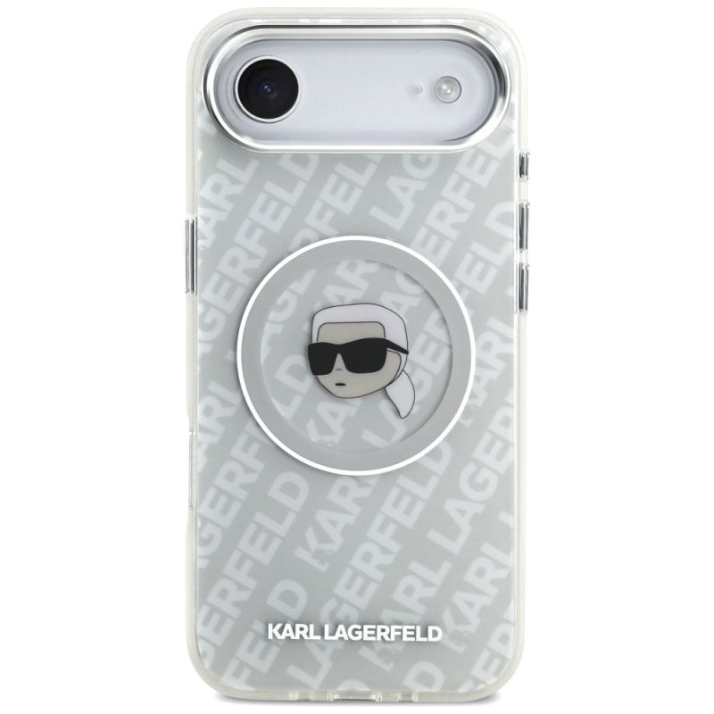 Etui Karl Lagerfeld IML Karl Head Logo MagSafe na iPhone Air -szare - obrazek 3