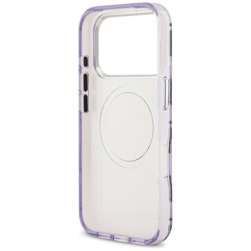Etui Karl Lagerfeld IML KL Monogram MagSafe na iPhone 17 Pro - fioletowe - obrazek 7