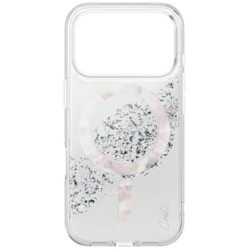 Etui UNIQ Coehl Crystelle na iPhone 17 Pro Max Magnetic Charging - srebrne - obrazek 2