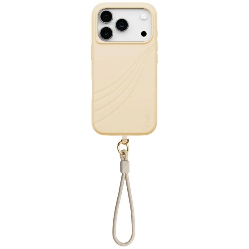 Etui UNIQ Coehl Serina na iPhone 17 Pro Magnetic Charging - beżowe