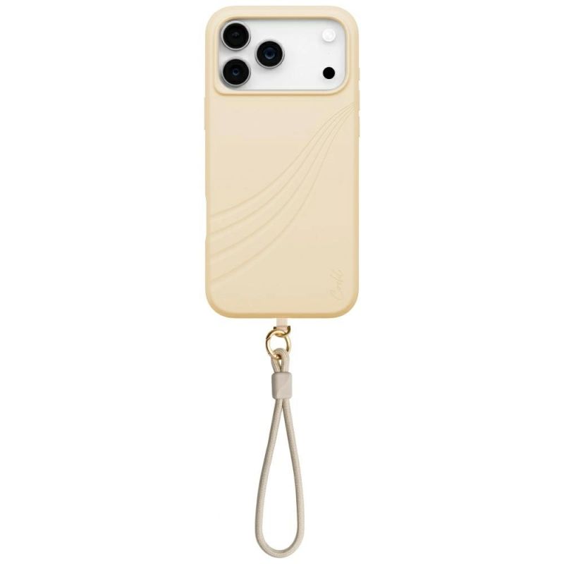Etui UNIQ Coehl Serina na iPhone 17 Pro Max Magnetic Charging - beżowe