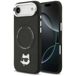 Etui Karl Lagerfeld Choupette Pin MagSafe do iPhone Air czarne