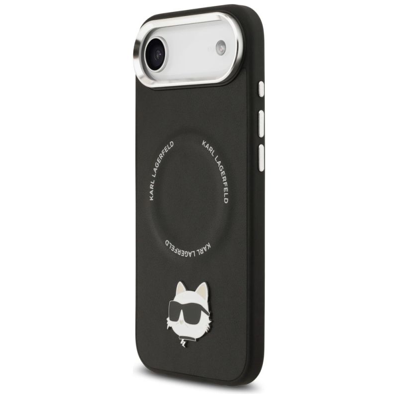 Etui Karl Lagerfeld Choupette Pin MagSafe do iPhone Air czarne - obrazek 2